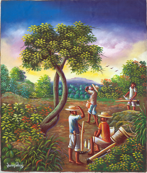 Johnny-Gabriel-HAITIAN-OIL-PAINTING-ON-CANVAs